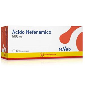ACIDO MEFENAMICO 500MG.10COM.MINTLAB